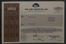 20 X The Diet Institute, Inc. 1980er unterschiedliche Nennwerte