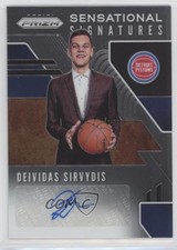 2019-20 Panini Prizm Sensational Signatures Deividas Sirvydis #SS-DSD Auto pe8