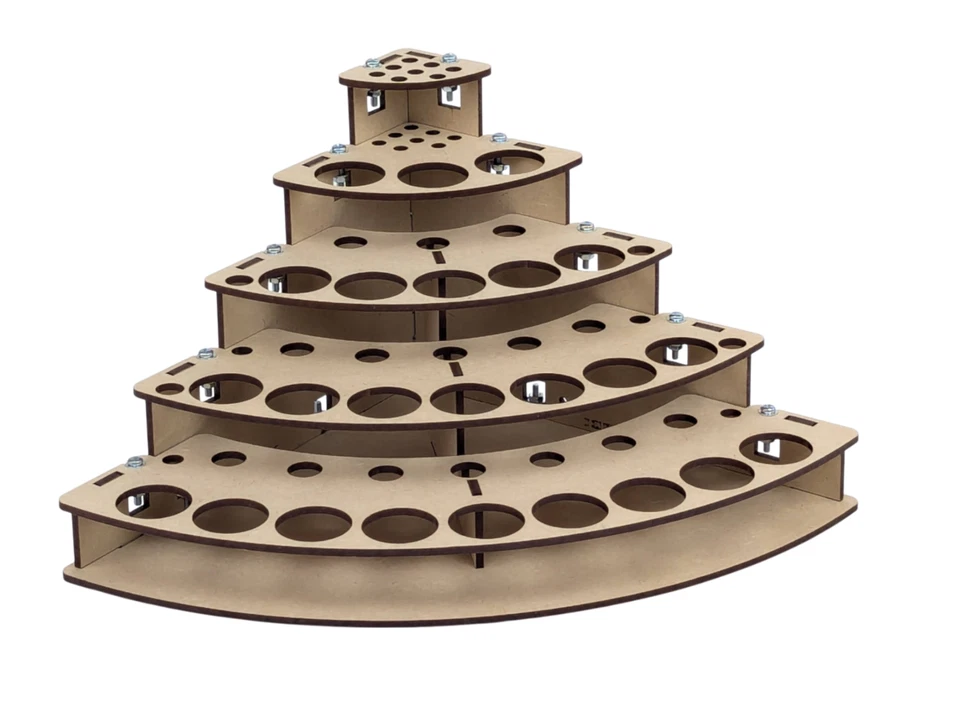 Paint Rack MDF Hobby Storage Drawer Units Stackable compatible with Vallejo - image 2 of 4