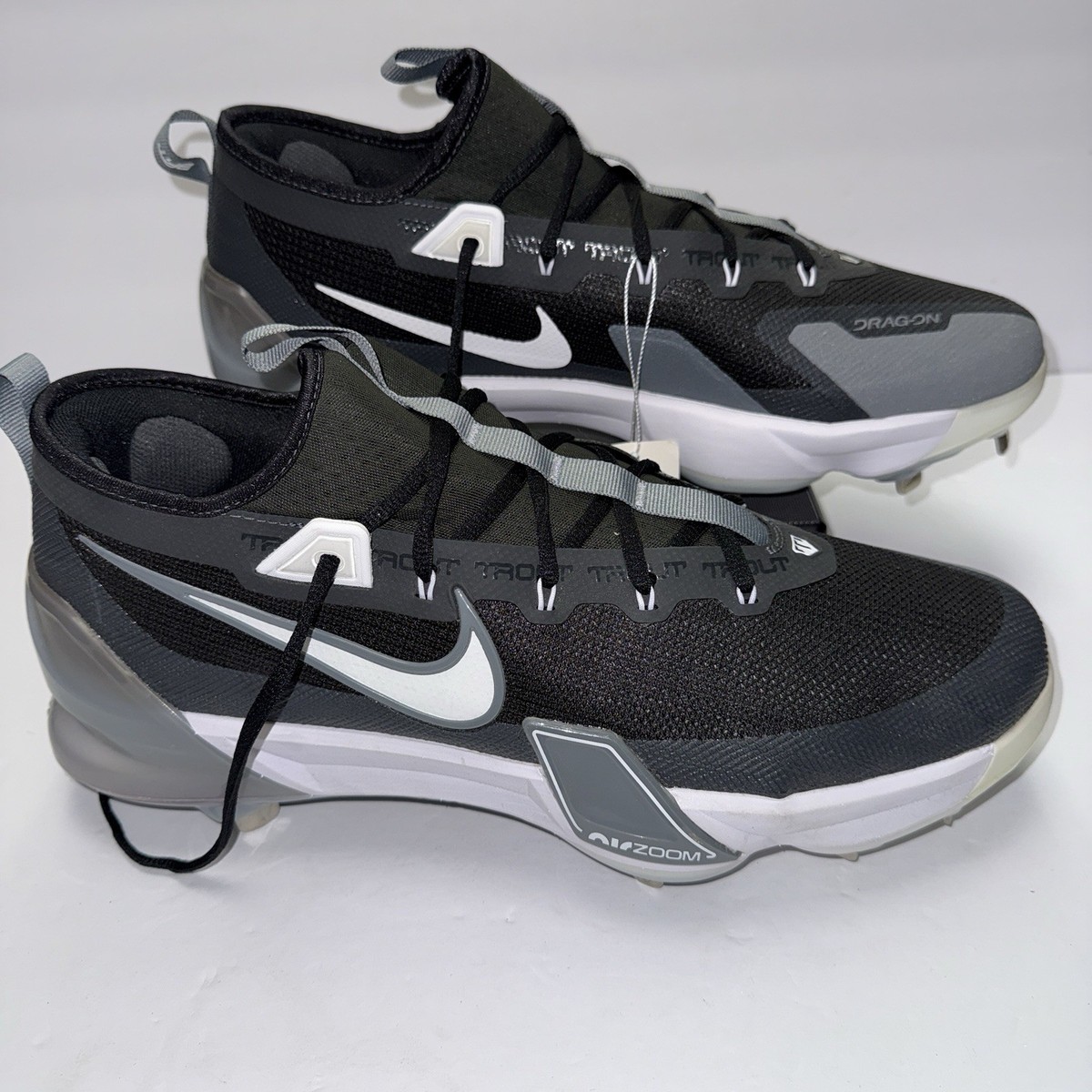 Nike Force Zoom Trout 9 Elite Baseball Cleats Black FB2906  display picture 1
