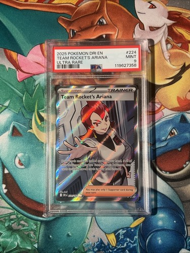 Team Rocket's Ariana graded PSA 9 for sale on eBay