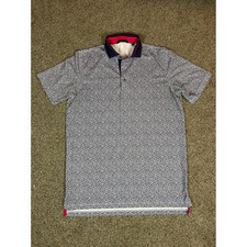 FIGS Technical Collection Mens XL Blue V-Neck Scrub Top One Pocket Leon Style