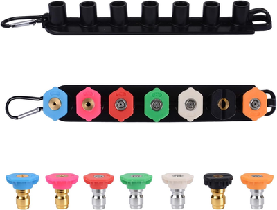 #ad Pressure Washer Tips Set of 7 Pressure Washer Nozzle Tips with Nozzle Holder 1 $14.81