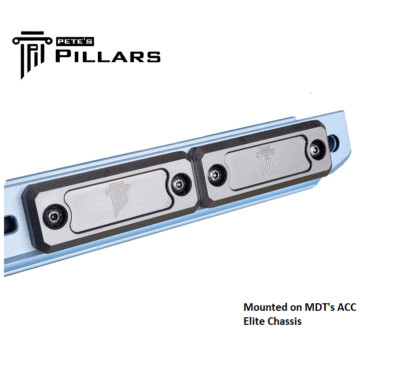 Pillar Chassis Stock Exterior Forend Weights M-LOK Fits MDT 11.5 oz 2 Pk  PPFWR