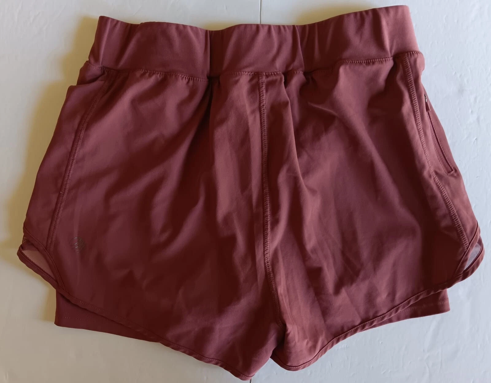 mpg running stretch front tie casual shorts