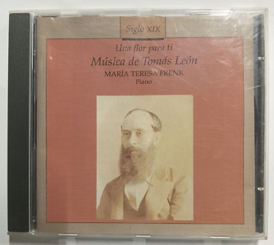 MARIA TERESA FRENK -UNA FLOR PARA TI MUSICA DE TOMAS LEON- 1994 MEXICAN CD ALBUM