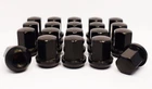 Set of 20 x Porsche M14 x 1.5, 19mm Hex, Radius Alloy Wheel Nuts (Black)