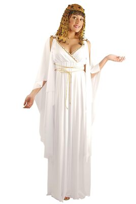 Cleopatra White Gown Egyptian Queen Fancy Dress Halloween Deluxe Adult Costume | eBay Cleopatra White Gown Egyptian Queen Fancy Dress Halloween Deluxe Adult Costume | eBay