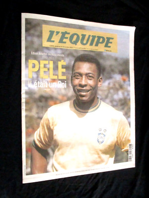 COUPE DU MONDE 2022 l'Equipe 17/12/2022 - Leur histoire - Roi Pelé et