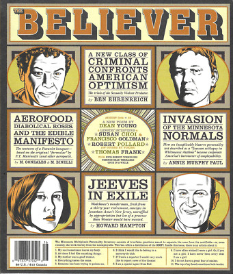 Message Magazine Pollard The Believer Magazine August 2004 Volume 2 Number 8 - Robert Pollard ...