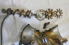 Vintage Sm Montgomery Wardway No. 2 Crank Iron Meat Food Grinder Opens To Clean — photo 9