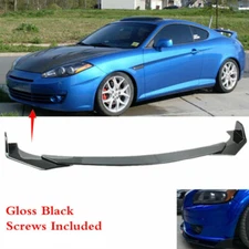 Fit For Hyundai Tiburon 07-08 Front Bumper Lip Spoiler Splitter Underbody Black