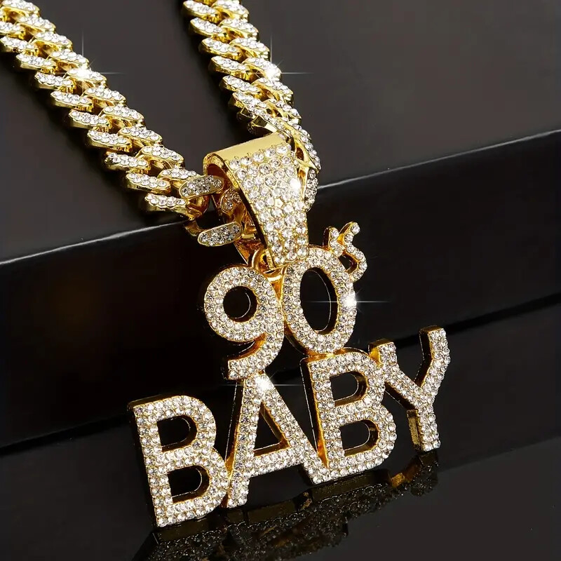 Hip Hop 90'S BABY Cubic Zirconia Pendant 20
