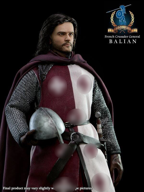 Pangaea Toy French Crusader General Balian 1/6 Action Figure Doll