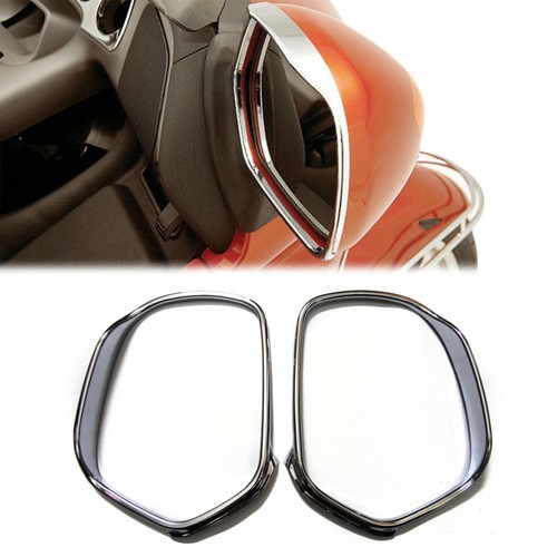SHOW CHROME Visored Chrome Mirror Trim – Part No. 52-683