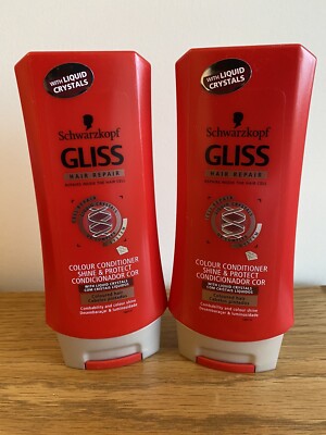 Schwarzkopf Gliss Hair Repair Colour Protect Conditioner 2x200ml New Old Stock