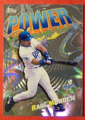 2000 Topps Raul Mondesi #P19 - Power Players Insert (Dodgers) 