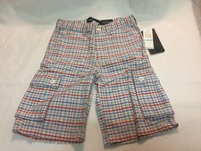NWT Rocawear Plaid Long Multicolored Plaid Little Girls Shorts Size 5