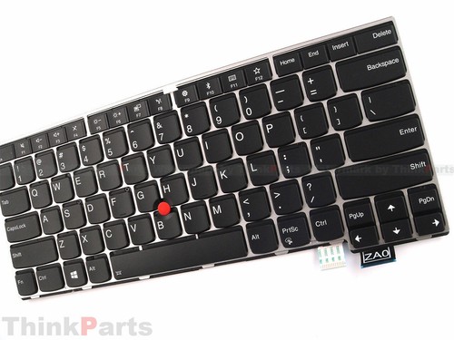New/Orig Lenovo ThinkPad 13 Gen 2 (20J1 20J2) US Keyboard Backlit Silver 01EN887 - Picture 3 of 3