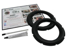 8" Rubber Edge Wide Roll Speaker Repair Kit RSK-8AW (PAIR)