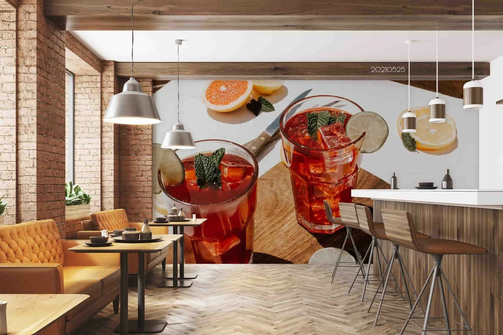 3D Mexico Soda Glass Wallpaper Wall Mural Removable Self adhesive 145