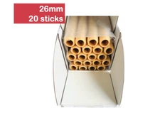 Collagen Casings Dry 26mm / 50ft for stuffing 324 Lb 1800 sausages 20 sticks