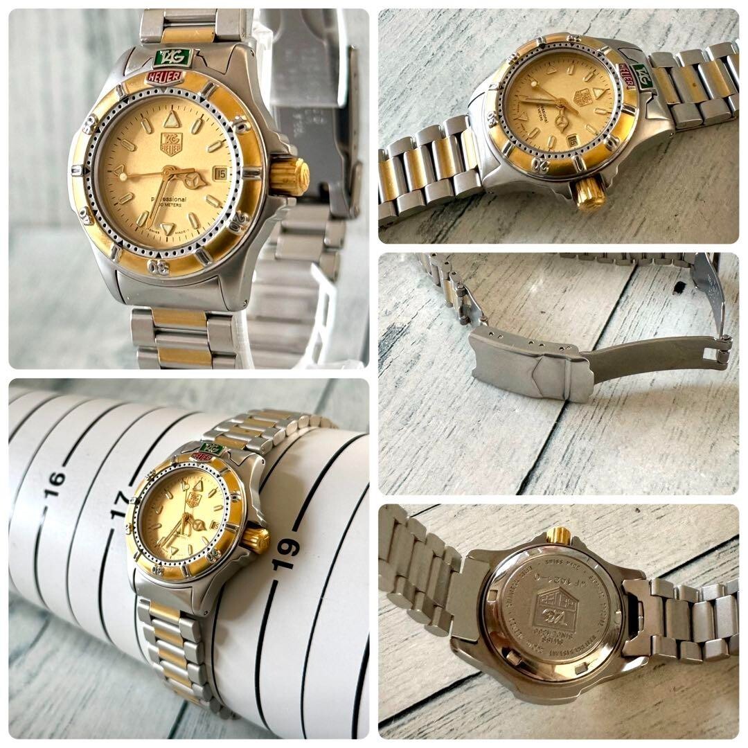 TAG Heuer アナログ腕時計 シルバー/ゴールド TAG HEUER Wristwatch WF1421-0 Rare Used From Japan Check
