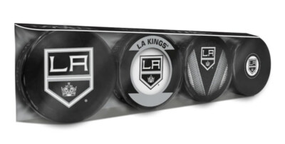 2023-24 LOS ANGLES KINGS (4) SOUVENIR PUCK LOT **BRAND NEW**
