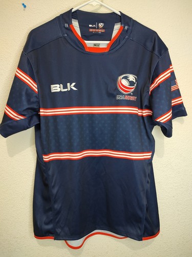 Maillot Domicile Melbourne Rebels Super Rugby - BLK - Taille Homme XL - Occasion Très Bon état