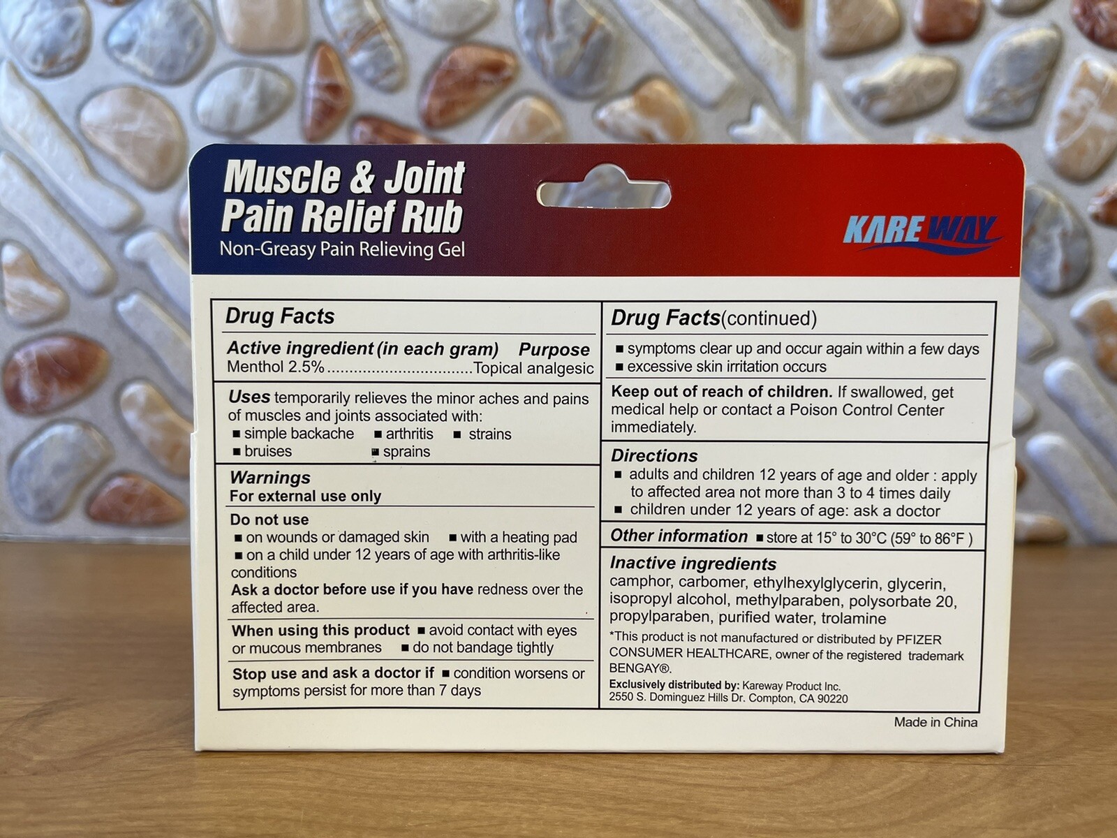 PureAid Muscle & Joint Pain Relief GEL 2 Oz for sale online eBay
