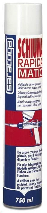 SARATOGA SCHIUMA POLIURETANICA PISTOLA MATIC 750ML.