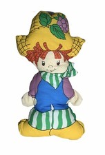 Strawberry Shortcake Pillow Doll Huckleberry Pie Pillow Vintage 18"
