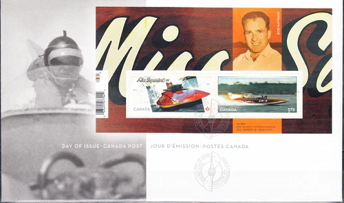 W CANADA 2486 FDC BOB HAYWARD SOUVENIR SHEET FIRST DAY COVER