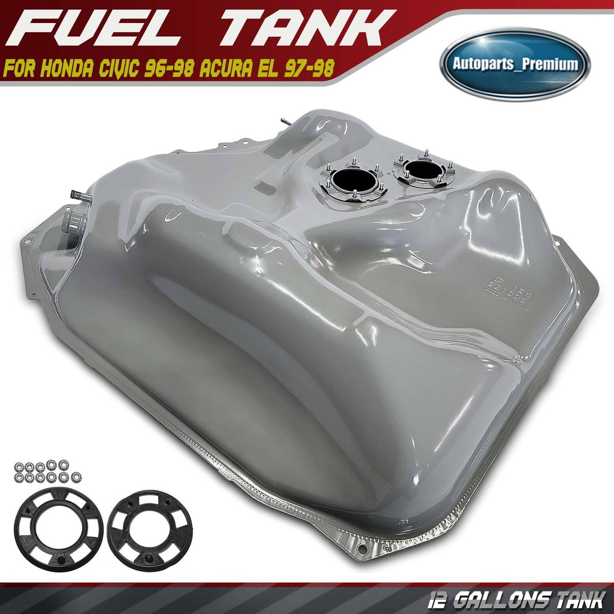 12 Gallons Fuel Tank for Honda Civic 1996 1997 1998 Acura EL 1997