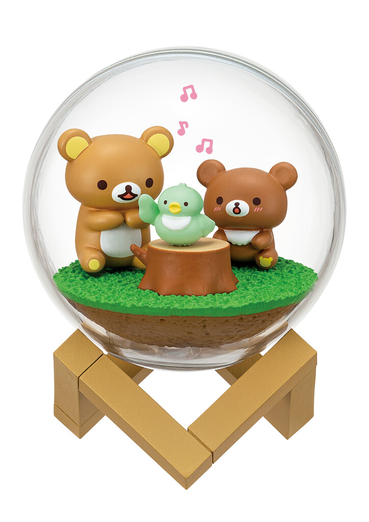 RE-MENT Rilakkuma Terrarium Chairoikoguma's Friends Mini Figure