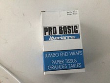Marianna Pro Basic Jumbo End Wraps 2.5" x 4" 1000 ct. Papers NOS