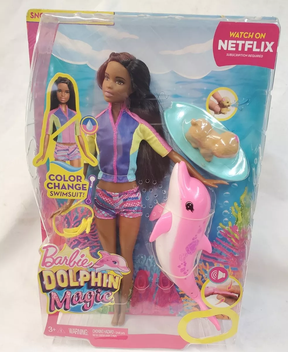 Mattel 2016 Barbie dauphin magique afro am ricaine plong e en apn e amusante ami