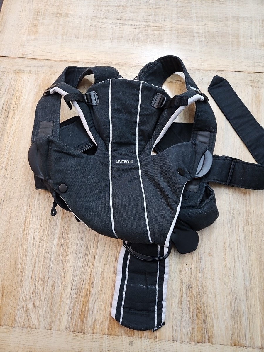 Baby Bjorn Miracle baby carrier Black With 8-26lb UK