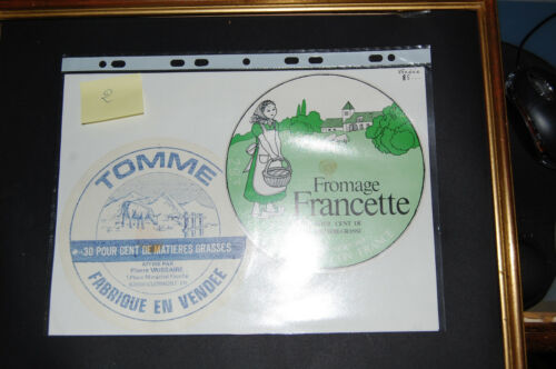 Lot 2; Cheese Label, Vendée, 85 Quatro - Picture 1 of 2