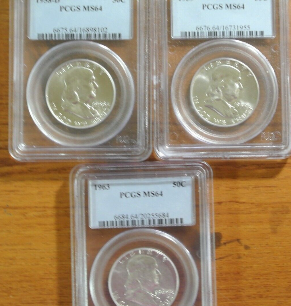 1958 D 50C MS 64 NGC認証 半ドルコイン 【公式通販】