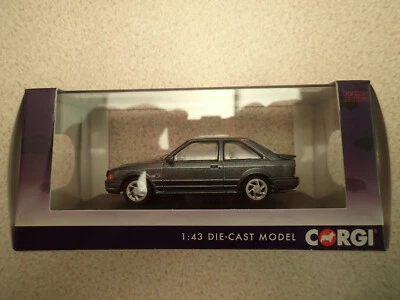 Corgi Vanguards 1:43 VA14304 Ford Escort MK4 RS Turbo Mercury Grey 1990 BNIB - Image 1 of 4