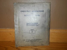 1946-1947 Ready-Power Company Model "H" Power Unit Operating & Service Manual