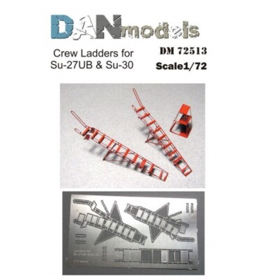 Stepaladders of Pilots Su-27UB Su-30 - For Model Kit Dan Models 72513 Scale 1:72
