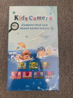 GKTZ Kids Waterproof Camera - 180 Rotatable 1080P HD Children Digital Action Cam