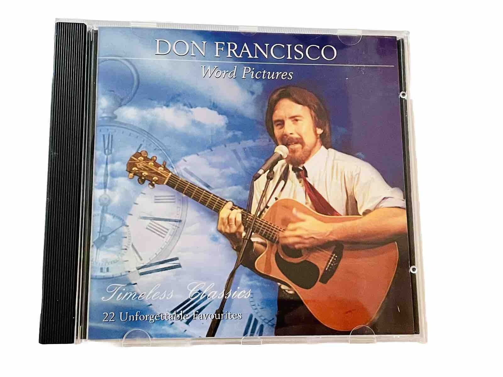 DON FRANCISCO word pictures CD 1996 rare Christian songs cd