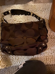 dark brown hobo bag