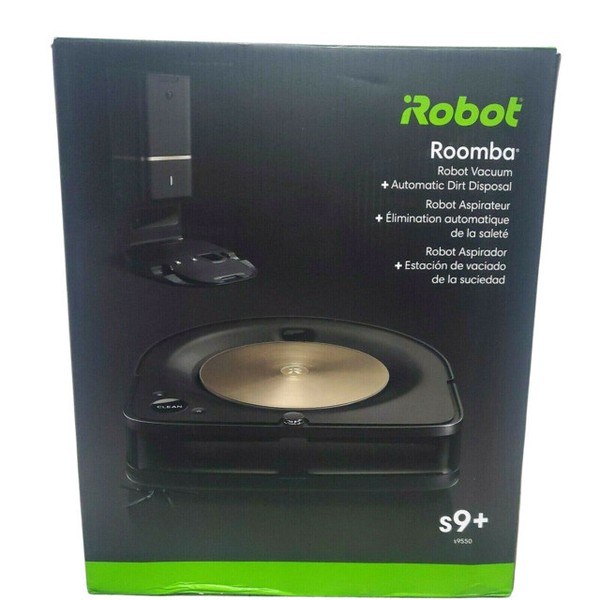 iRobot Roomba s9+ Robotic Vacuum Cleaner with Automatic Dirt Disposal