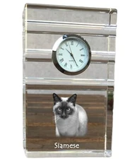 Siam Three Striped Watch With Cat Art-Dog