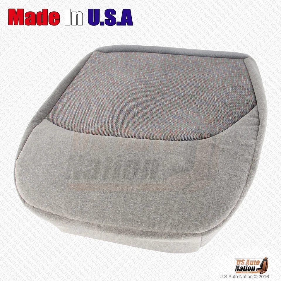 1994 1995 1996 1997 FORD F250 XLT Driver Bottom Replacement Seat Cover GrayCloth - Image 4 of 4