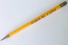 Vintage Sycamore Mill & Supply Sycamore, OH Fence Coal Flour Grain Pencil Promo